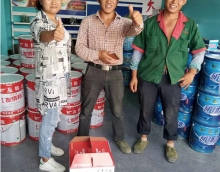 正在營業中部分友情漆代理店門面
